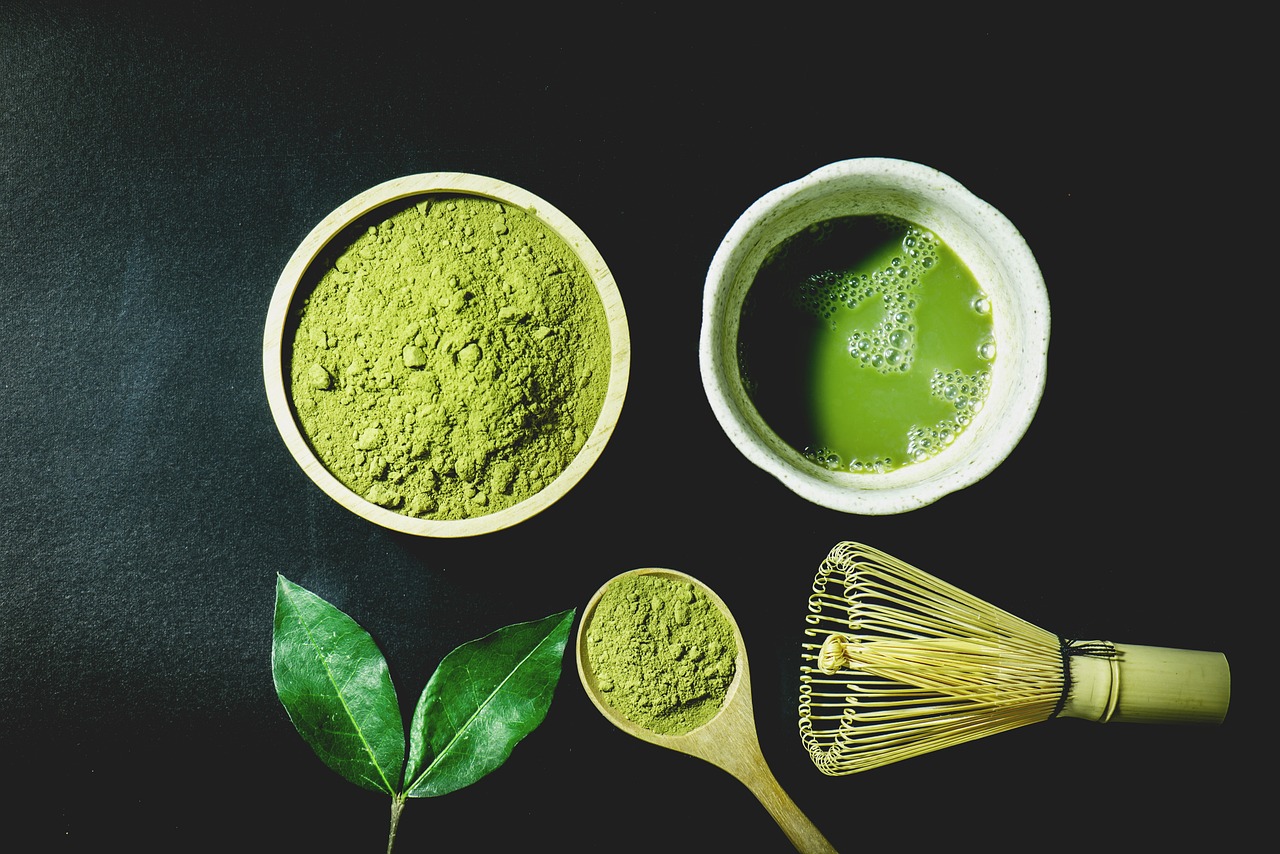 zelený čaj matcha